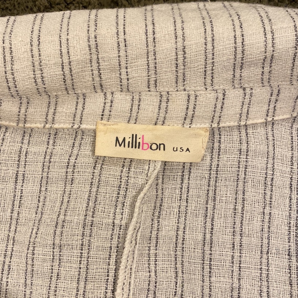 Linen blazer jacket - Picture 3 of 3